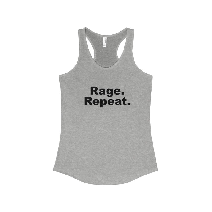 Rage. Repeat. Woman's Tank Top